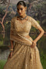 Fabulous Cream Sequins Net Wedding Lehenga Choli With Dupatta
