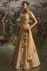 Fabulous Cream Sequins Net Wedding Lehenga Choli With Dupatta