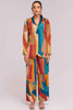 Fabulous Multi-Color Digital Print Crepe Shirt Pant And Blazer