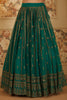 Fantastical Green Sequins Organza Festival Wear Lehenga Choli