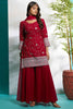 Glamorous Maroon Zari Embroidered Georgette Eid Special Palazzo Suit