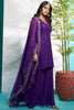 Endearing Purple Zari Embroidered Georgette Festival Wear Palazzo Suit