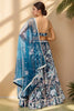 Captivating Blue Sequins Work Net Engagement Wear Lehenga Choli