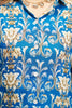 Beautiful Royal Blue Floral Printed Silk Casual Wear Co-Ord Set