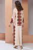 Lovable Cream Digital Printed Muslin Silk Casual Wear Co-Ord Set