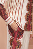 Lovable Cream Digital Printed Muslin Silk Casual Wear Co-Ord Set