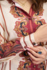 Lovable Cream Digital Printed Muslin Silk Casual Wear Co-Ord Set