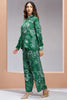 Stunning Dark Green Digital Printed Muslin Silk Casual Wear Co-Ord Set