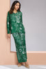 Stunning Dark Green Digital Printed Muslin Silk Casual Wear Co-Ord Set
