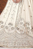 Fabulous White Sequins Chinon Bridesmaid Lehenga Choli With Dupatta