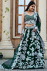 Attractive Green Sequins Georgette Designer Lehenga Choli With Dupatta