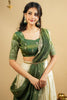 Dazzling White Sequins Silk Festival Wear Lehenga Choli With Dupatta