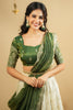 Dazzling White Sequins Silk Festival Wear Lehenga Choli With Dupatta