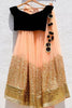 Charming Peach Sequins Georgette Party Wear Lehenga Choli