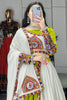 Excellent Green Gamthi Work Cotton Navratri Special Lehenga Choli