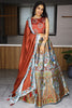 Alluring Multi-Color Printed Art Silk Festival Wear Lehenga Choli