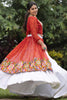 Beautiful White  Bandhani Printed Rayon Navratri Wear Crop Top Lehenga