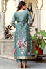 Charming Grey Floral Printed Chanderi Straight Suit Pant With Dupatta