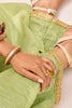 Alluring Light Green Embroidered Organza Festival Wear Pant Suit