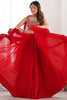 Captivating Red Georgette Party Wear Lehenga Choli With Dupatta