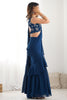Alluring Teal Blue Sequins Ready To Wear Georgette Sharara Saree