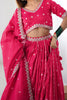Fantastic Pink Sequins Work Silk Event Wear Lehenga Choli With Dupatta