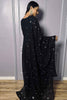 Precious Black Georgette Festival Wear Anarkali Suit Pant