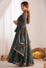 Incredible Green Bandhej Printed Georgette Casual Wear Anarkali Suit