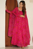 Wonderful Pink Bandhej Print Georgette Festival Wear Anarkali Suit