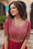 Amazing Pink Embroidered Georgette Event Wear Gown