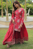 Amazing Maroon Sequins Chinon Function Wear Palazzo Suit With Dupatta