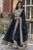 Stunning Teal Blue Embroidered Georgette Function Wear Gown