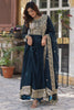 Stunning Teal Blue Embroidered Georgette Function Wear Gown