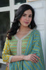 Beautiful Mustard Yellow Printed Cotton Pant Suit With Dupatta