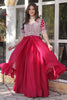 Lovely Pink Beads Work Georgette Wedding Wear Lehenga With Kurti