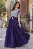 Glamorous Purple Sequins Georgette Function Wear Lehenga With Kurti