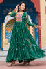 Mesmerizing Green Laheriya Printed Georgette Navratri Special Gown