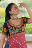 Beautiful Black Kutchi Work Rayon Navratri Wear Nayra Cut Kurti