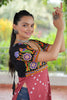 Beautiful Black Kutchi Work Rayon Navratri Wear Nayra Cut Kurti