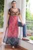 Beautiful Black Kutchi Work Rayon Navratri Wear Nayra Cut Kurti