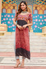 Wonderful Maroon Bandhani Printed Georgette Festival Wear Kurti