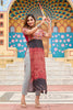 Wonderful Maroon Bandhani Printed Georgette Festival Wear Kurti
