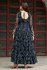 Beautiful Black Patch Work Georgette Navratri Wear Gown