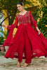 Gorgeous Maroon Beads Work Georgette Salwar Kameez With Dupatta