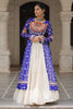 Gorgeous Blue Bandhani Printed Cotton Navratri Wear Lehenga With Kurti