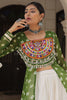 Adorable Green Bandhani Printed Festival Wear Lehenga With Kurti