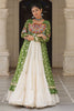 Adorable Green Bandhani Printed Festival Wear Lehenga With Kurti