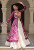 Fascinating Purple Bandhani Printed Navratri Special Lehenga With Kurti