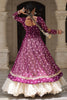 Fascinating Purple Bandhani Printed Navratri Special Lehenga With Kurti