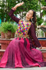 Attractive Wine Kutchi Gamthi Work Chinon Navratri Lehenga Choli